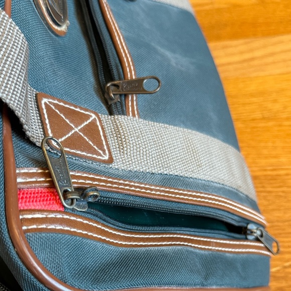 Vintage Green luggage Bag Ricardo Beverly Hills USA - Picture 11 of 11